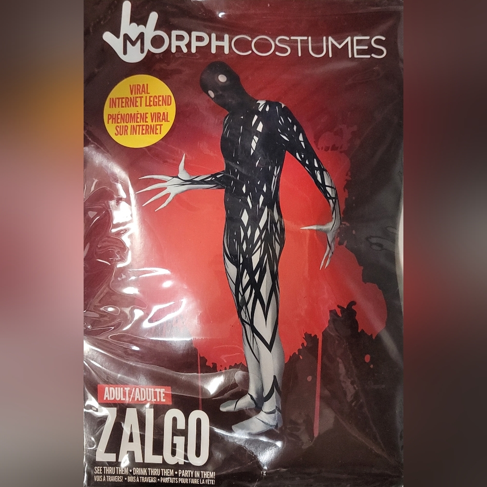 Halloween Costume Adults MorphFreaky Costume - Black and White